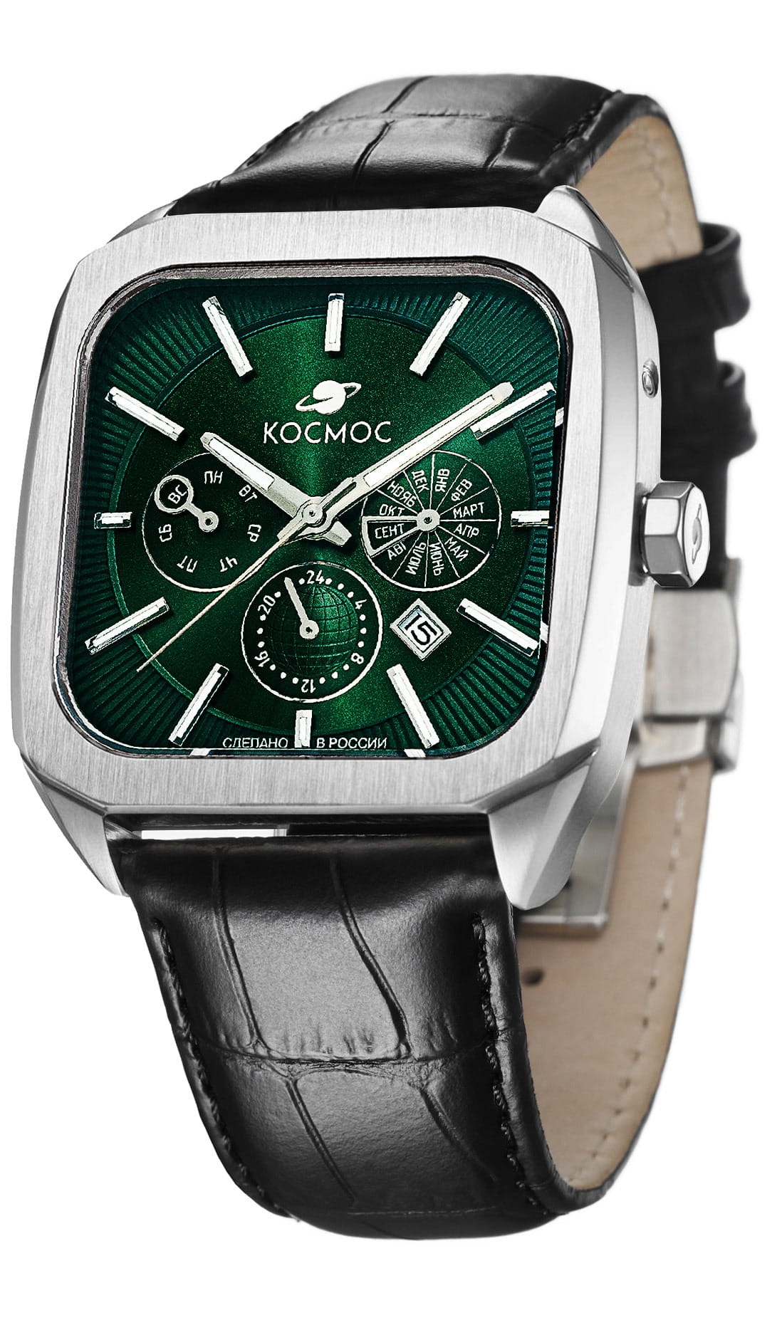 Космос Космос Марсоход II K 219.11.37 , наручные мужские часы фото под углом